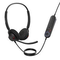 Jabra Engage 40 (Inline Link)/Stereo/ANC/USB/Drát/MS/Černá