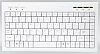 AMEI Keyboard AM-K2001W CZECH Slim Mini Multimedia