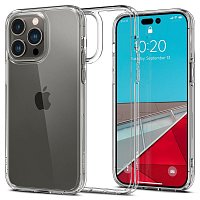 Ochranný kryt Spigen Crystal Hybrid pro iPhone 14 Pro transparentní