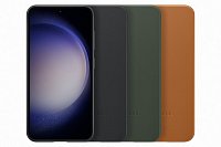 Samsung Kožený zadní kryt pro Samsung Galaxy S23+ Camel Samsung Kožený zadní kryt pro Samsung Galaxy S23+ Camel