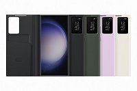 Samsung Flipové pouzdro SmartView pro Samsung Galaxy S23 Ultra Khaki