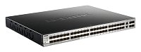 D-Link DGS-3130-54S L3 Stackable Managed switch, 48x SFP, 2x 10G RJ-45, 2x 10G SFP+