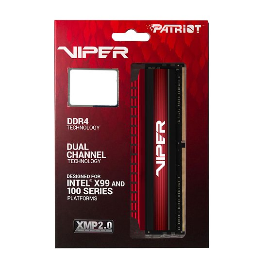 Patriot Viper 4/DDR4/64GB/3200MHz/CL16/2x32GB/Red