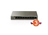 Tenda TEF1109P-8-63W PoE AT switch 8x PoE 802.3af/at, 9x 100Mb/s, PoE celkem 63W, fanless