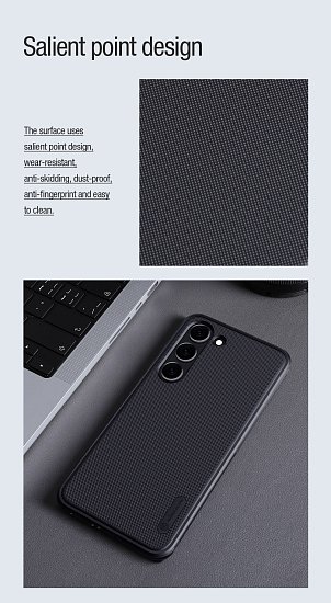 Nillkin Frosted PRO Magnetic Zadní Kryt pro Samsung Galaxy S23+ Black