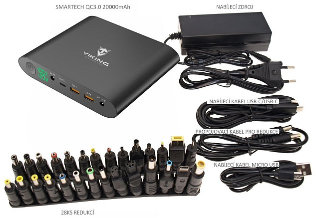 Notebook powerbank Smartech QC3.0 20000mAh