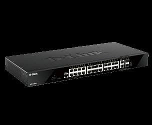 D-Link DGS-1520-28 24 ports GE + 2 10GE ports + 2 SFP+ Smart Managed Switch