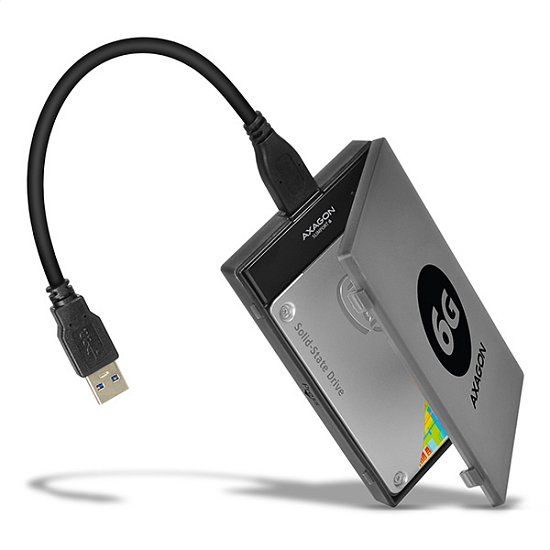 AXAGON ADSA-1S6, USB3.0 - SATA 6G UASP HDD/SSD adaptér vč. 2.5