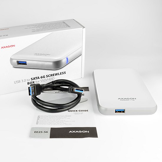 AXAGON EE25-S6, USB3.0 - SATA 6G, 2.5