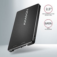 AXAGON RSS-M2B, SATA - M.2 SATA SSD, interní 2.5