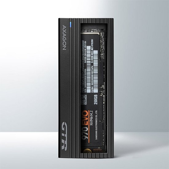 AXAGON EEM2-GTR, USB-C 3.2 Gen 2 - M.2 NVMe SSD kovový THIN RIB box