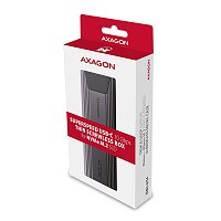 AXAGON EEM2-GTSA, USB-C 3.2 Gen 2 - M.2 NVMe SSD kovový THIN box, bezšroubkový