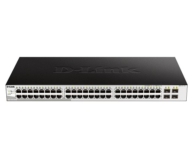 D-Link DGS-1210-52/ME/E 48-Port 10/100/1000BASE-T + 4-Port 1 Gbps SFP Ports Metro Ethernet