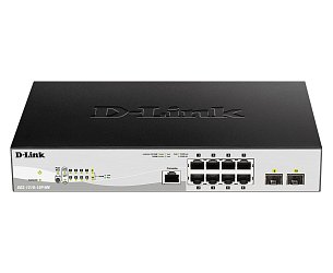 D-Link DGS-1210-10P/ME/E 10-port 10/100/1000 Gigabit PoE Smart Switch including 2 SFP Metro Ethernet