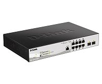 D-Link DGS-1210-10P/ME/E 10-port 10/100/1000 Gigabit PoE Smart Switch including 2 SFP Metro Ethernet