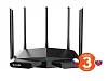 Tenda TX27 Pro AXE5700 WiFi6E Router, 1x GWAN, 3x GLAN, IPv6, BSS Color, VPN server, WPA3,CZ app