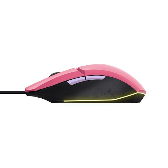 TRUST GXT 109 FELOX herní myš růžová