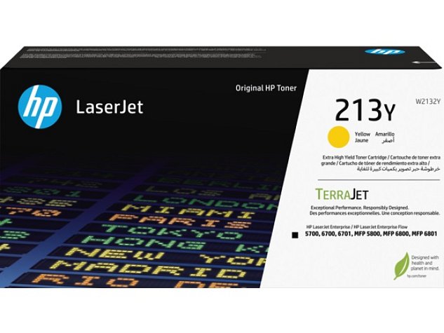 HP W2132Y, yellow toner. kazeta HP LaserJet 213Y