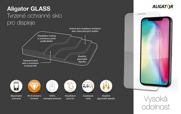 Aligator tvrzené sklo GLASS Samsung Galaxy A14 4G/5G
