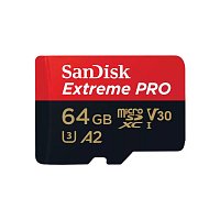 SanDisk Extreme PRO microSDXC 64GB 200MB/s + ada.