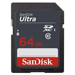 SanDisk Ultra SDXC 64GB 100MB/s Class10 UHS-I