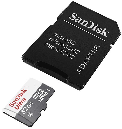 SanDisk Ultra microSDHC 32GB 100MB/s + adaptér