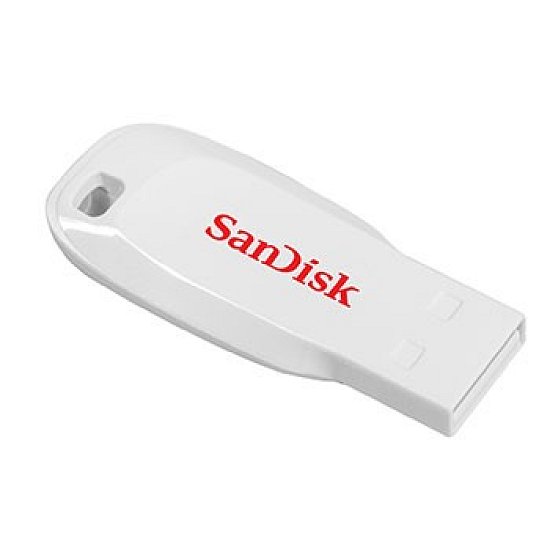 SanDisk Cruzer Blade 16GB USB 2.0 elektricky bílá