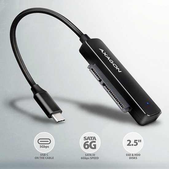 AXAGON ADSA-FP2C USB-C 5Gbps - SATA 6G 2.5