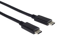 PremiumCord USB-C kabel ( USB 3.2 generation 2x2, 5A, 20Gbit/s ) černý, 0,5m