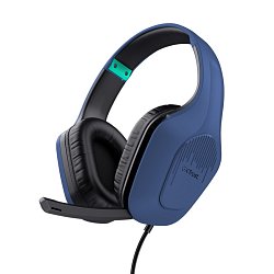 TRUST GXT415B ZIROX sluchátka modrá