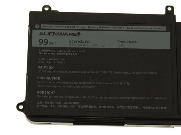 DELL Baterie 6-cell 99W/HR LI-ON Alienware 15 R3, 15 R4, 17 R4, 17 R5