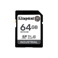 64GB SDXC Kingston Industrial C10  U3 V30 pSLC