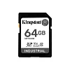 64GB SDXC Kingston Industrial C10  U3 V30 pSLC