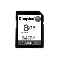 8GB SDHC Kingston Industrial C10  U3 V30 pSLC
