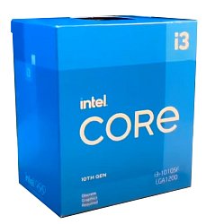 CPU Intel Core i3-10105F BOX (3.7GHz, LGA1200)