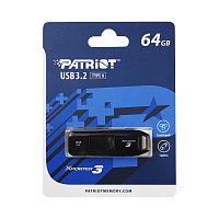 Patriot Xporter 3/64GB/80MBps/USB 3.2/USB-A/Černá