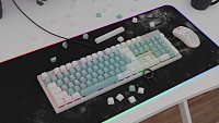 Genesis keycaps LEAD 300, Double Shot, Mint