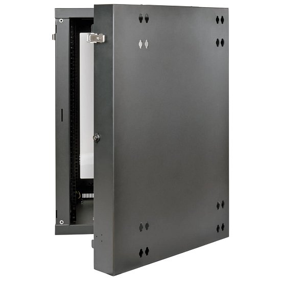 Skříň SmartRack 18U, hloubka pro UPS, prosklené dveře, montáž na stěnu