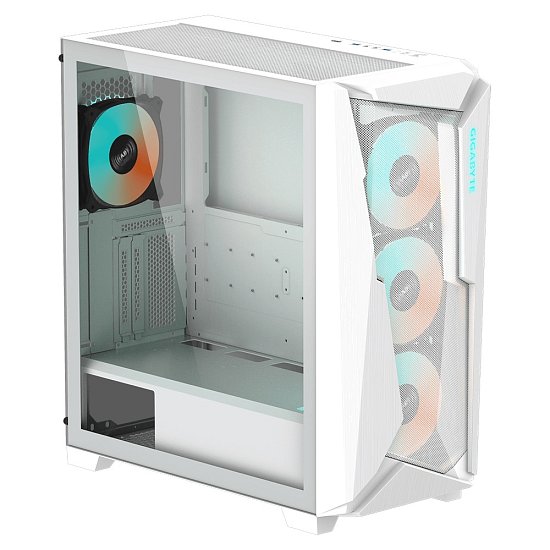 GIGABYTE skříň C301 GLASS WHITE