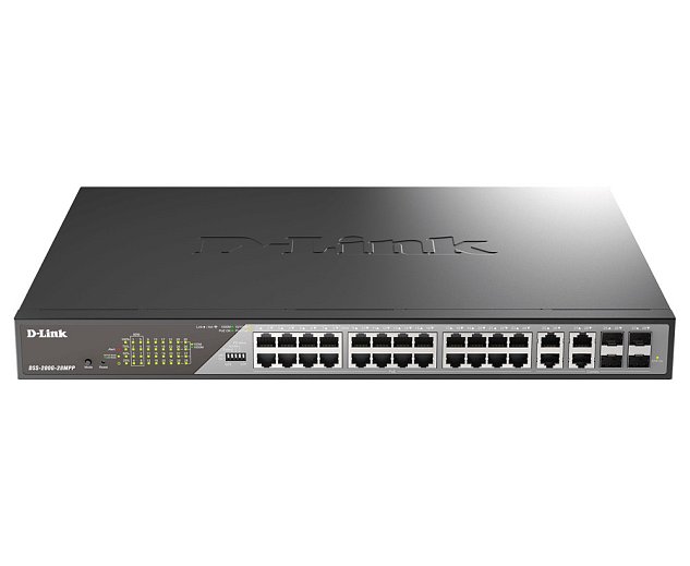 D-Link DSS-200G-28MPP/E 28-Port Gigabit Ethernet PoE++ Surveillance Switches