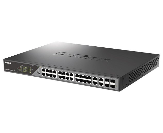 D-Link DSS-200G-28MPP/E 28-Port Gigabit Ethernet PoE++ Surveillance Switches