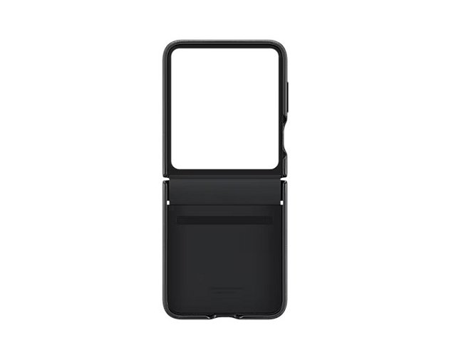 Samsung Zadní kryt z eko kůže pro Galaxy Z Flip5 Black