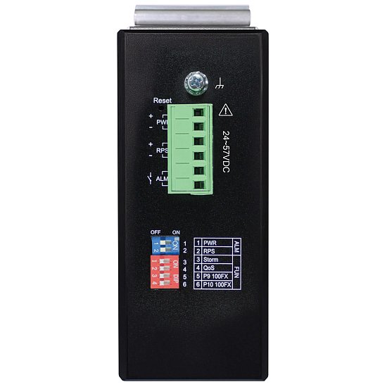Tripplite Přepínač 8x zdroj Lite Manag. Eth. Switch,10/100/1000Mb/s,2GbE SFP,PoE+ 30W,-10°+60°C,DIN