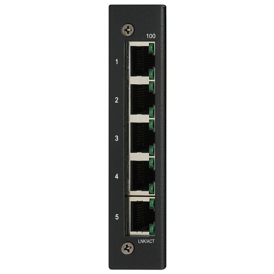 Tripplite Přepínač 5x zdroj Unmanaged Ethernet Switch, 10/100Mb/s, -40°…75°C, montáž DIN / deska