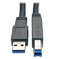 Tripplite Kabel USB-A / USB-B, USB 3.0, aktivní SuperSpeed Repeater (Samec/Samec), 7.62m