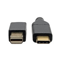 Tripplite Adaptér USB-C / Mini DisplayPort (Samec/Samec), 4K 60Hz, černá, 1.8m