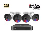 iGET HGNVK88504 - Kamerový UltraHD 4K PoE set, 8CH NVR + 4x IP 4K kamera, zvuk, SMART W/M/Andr/iOS