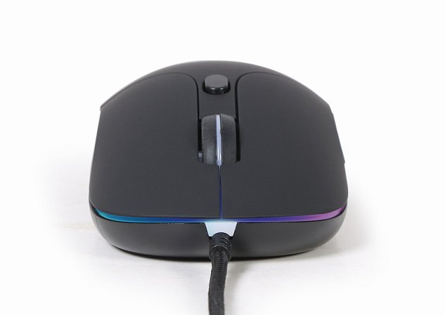 Gembird myš MUS-UL-02, posvícena,černá, USB