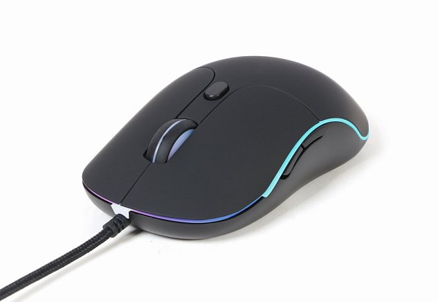 Gembird myš MUS-UL-02, posvícena,černá, USB