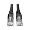 Tripplite Ethernetový kabel Cat6 Gigabit Snagless Molded (UTP) (RJ45 Samec/Samec), černá, 4.27m